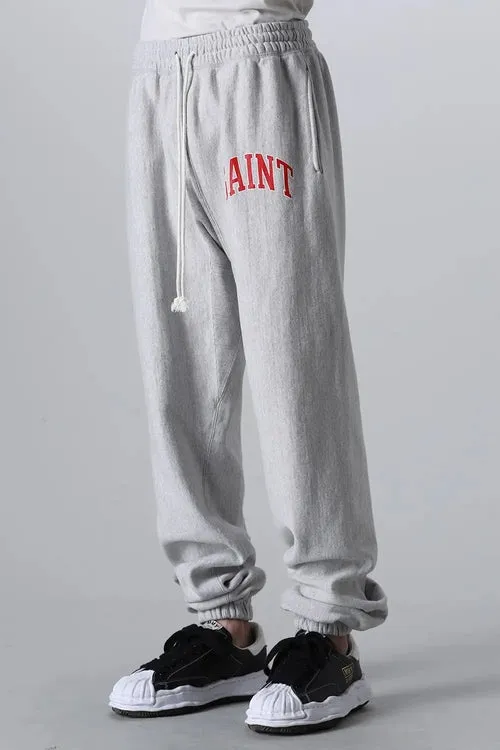 SAINT MICHAEL ARCH SAINT SET PANTS/BLACK The latest SAINT LOGO sweatpants, washed black/gray gray S-XL, custom woven and dyed, black surface and gray bottom fabric, same as the original version, original level straight cracking pulp, original cut and loose fit